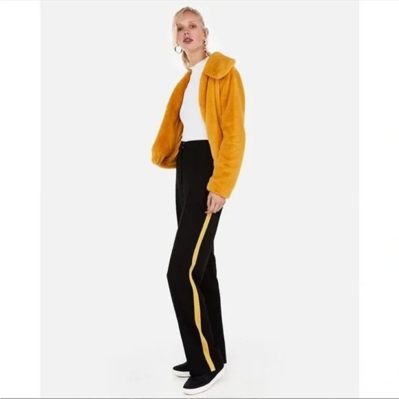 Express Super High Waisted Side Stripe Wide Leg Pant XS - Picture 1 of 3